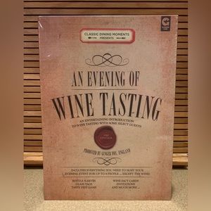 NEW! An Evening Of Wine Tasting Game Brand New and Unopened. In plastic wrap.